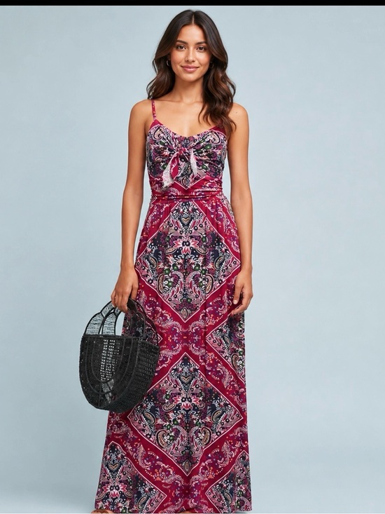 Moulinette Soeurs Dresses & Skirts - Moulinette Soeurs Pink Black Resort Maxi Dress